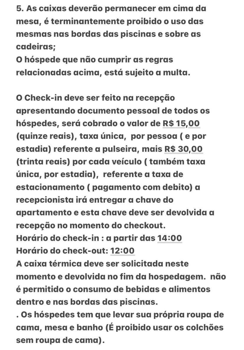 Apartamento 502 5 Pessoas Thermas Do Bosque *